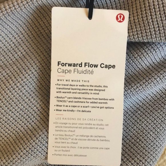 Lululemon Forward Flow Shawl Cape in Gray - Picture 4 of 7